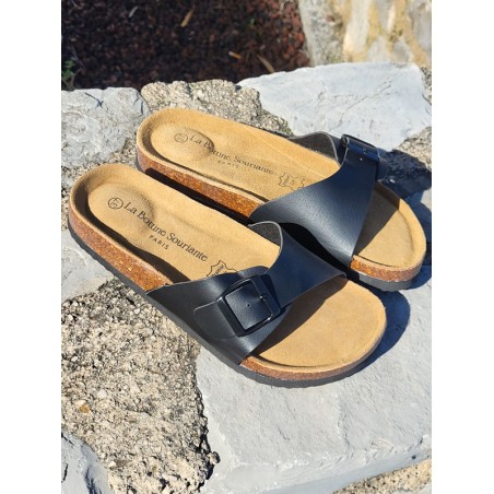 Mules femme Flavia noires