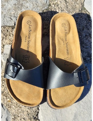 Mules femme Flavia noires