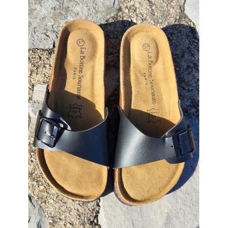 Mules femme Flavia noires