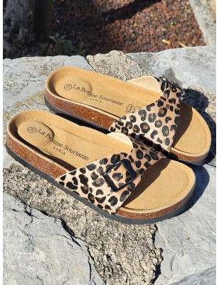 Mules femme Flavia léopard