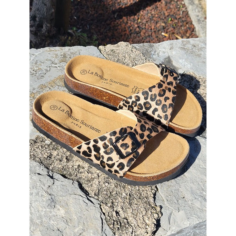 Mules femme Flavia léopard