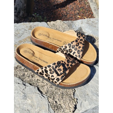 Mules femme Flavia léopard