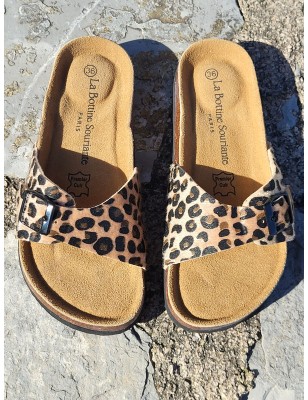 Mules femme Flavia léopard