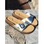 Mules femme Flavia dorées