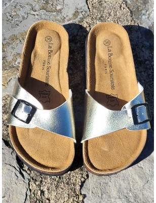 Mules femme Flavia dorées