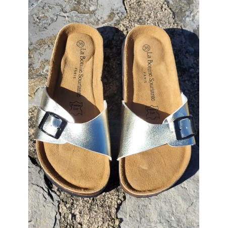 Mules femme Flavia dorées