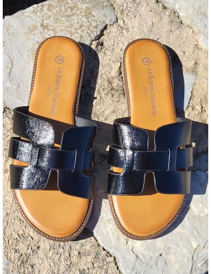 Mules femme Melodie noires