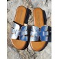 Mules femme Melodie argent