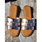 Mules femme Melodie rose gold