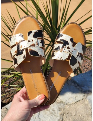 Mules femme Melodie vache