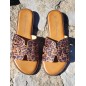 Mules femme Melodie léopard