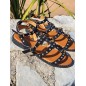 Sandales femme clou Elora noires