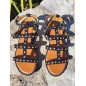 Sandales femme clou Elora noires