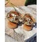 Sandales femme clou Elora dorées