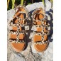 Sandales femme clou Elora leopard