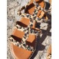 Sandales femme clou Elora leopard