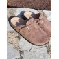 Sabots femme daim Moyana marron