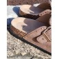 Sabots femme daim Moyana marron