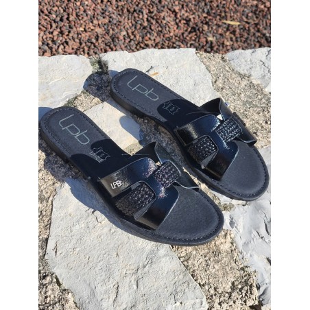 Mules femme LPB Nahed noires