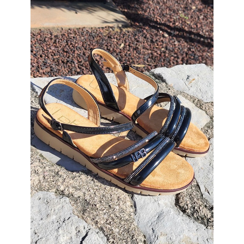Sandales femme LPB Norane noires
