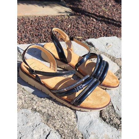 Sandales femme LPB Norane noires