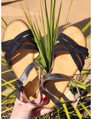 Sandales femme LPB Nelli noires