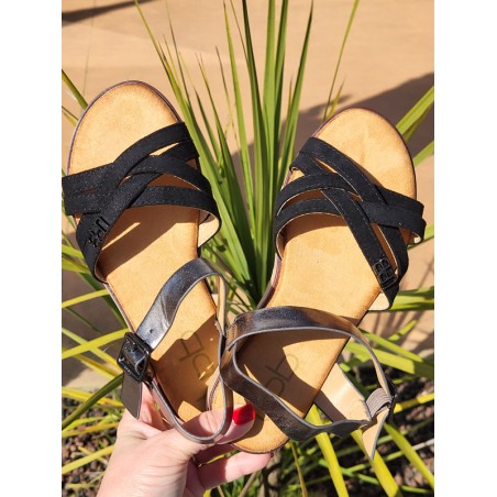 Sandales femme LPB Nelli noires