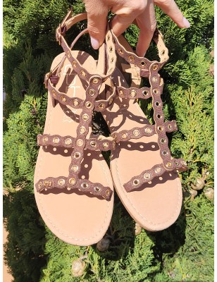 Sandales femme LPB Nouria chocolat