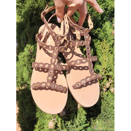 Sandales femme LPB Nouria chocolat