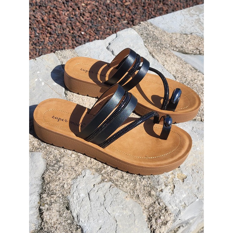 Mules femme Mariani noires