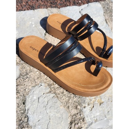 Mules femme Mariani noires