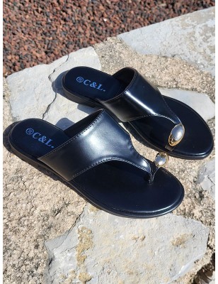 Mules femme Monesta noires