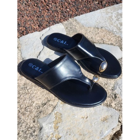 Mules femme Monesta noires