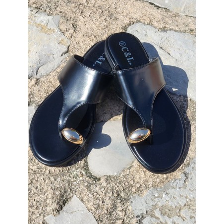 Mules femme Monesta noires