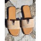Mules femme suédine Vera taupe