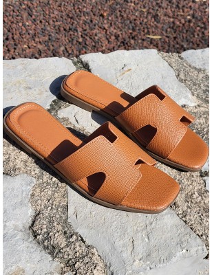 Mules femme Brima camel