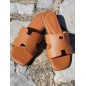 Mules femme Brima camel