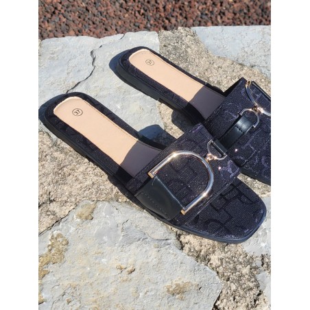 Mules femme Agrida noires