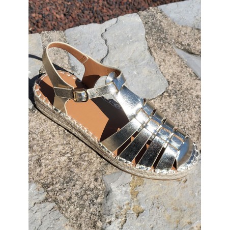 Sandales femme Anita dorées