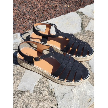 Sandales femme Anita noires