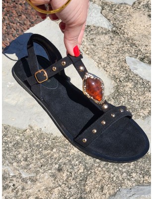 Sandales femme Amanda noires