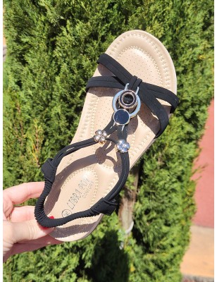 Sandales femme Elaura noires