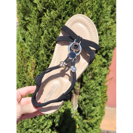 Sandales femme Elaura noires