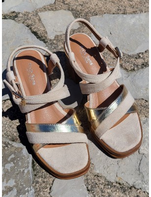 Sandales à talon Armenia beiges