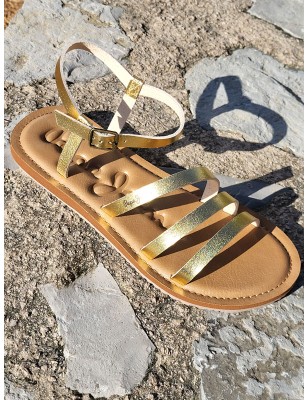 Sandales femme Pepe Jeans Rio dorées