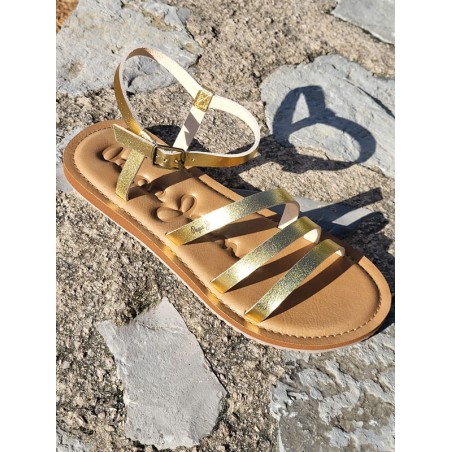 Sandales femme Pepe Jeans Rio dorées