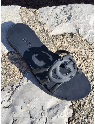 Mules femme Guess Rosgo noires