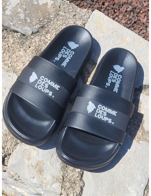 Claquettes homme Comme Des Loups Cla noires