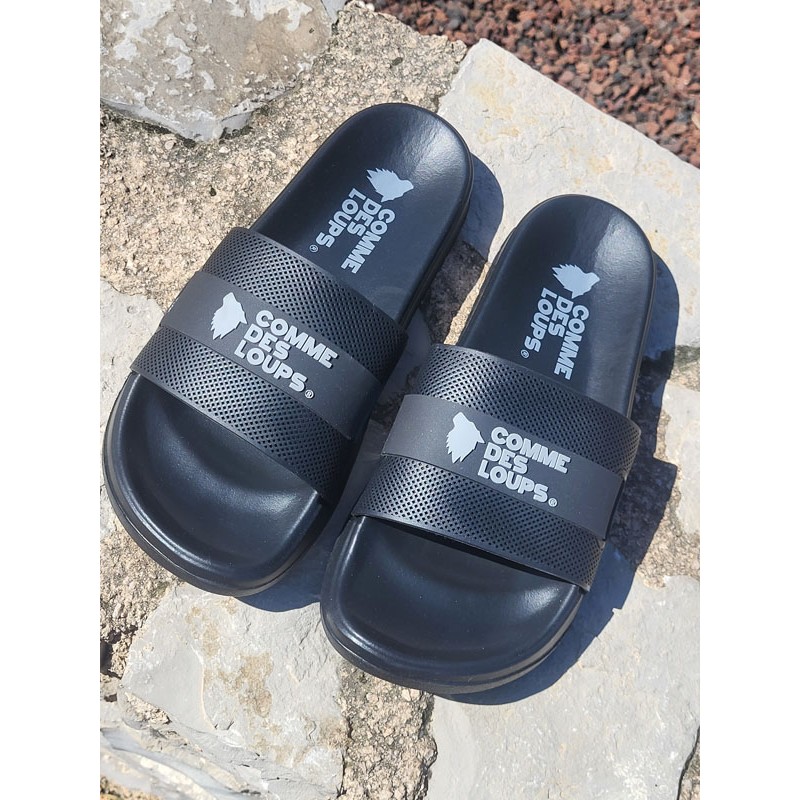 Claquettes homme Comme Des Loups Cla noires