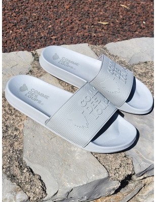 Claquettes homme Comme Des Loups Cla-1 grises